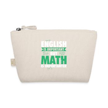 Mathematics teacher | Math Mathematician Gifts - Organic Pouch - nature - Front