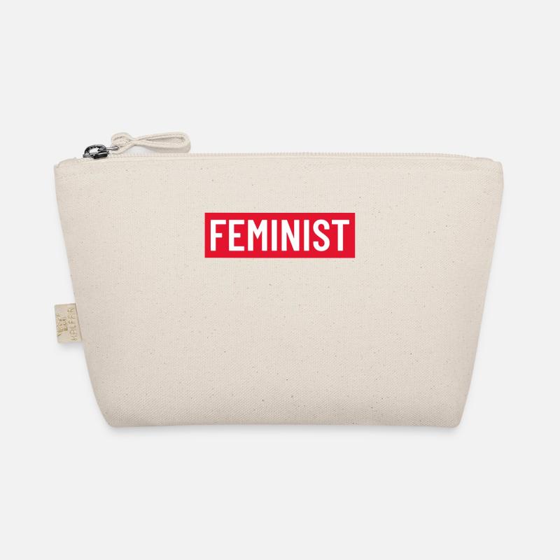 FEMINIST - Bio-Täschchen - Natur
