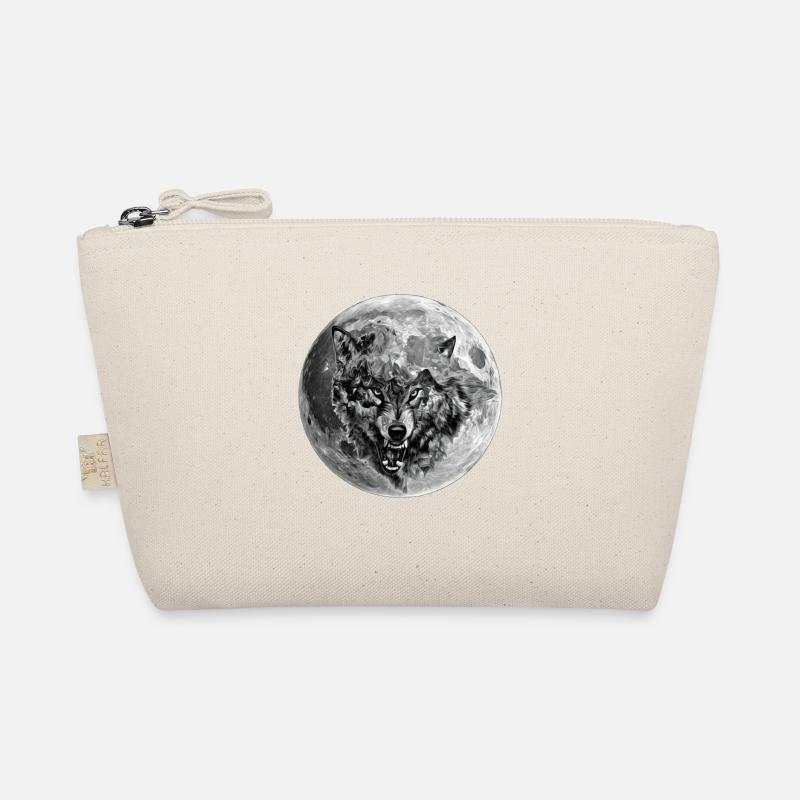 wolf - Organic Pouch - nature