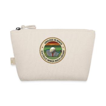Urologe Golf Rente Golfer Golfplatz füllt Löcher - Bio-Täschchen - Natur - Vorne