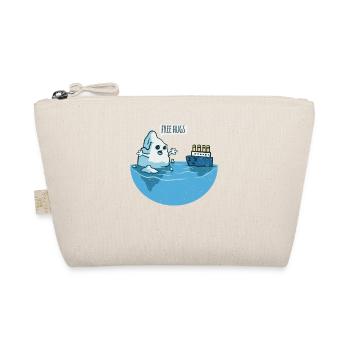 Eisberg & Schiff Spruch Free Hugs Knuddel - Bio-Täschchen - Natur - Vorne
