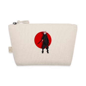 Modern Kitsun Japanese Kami Inari Fox Kitsune - Organic Pouch - nature - Front