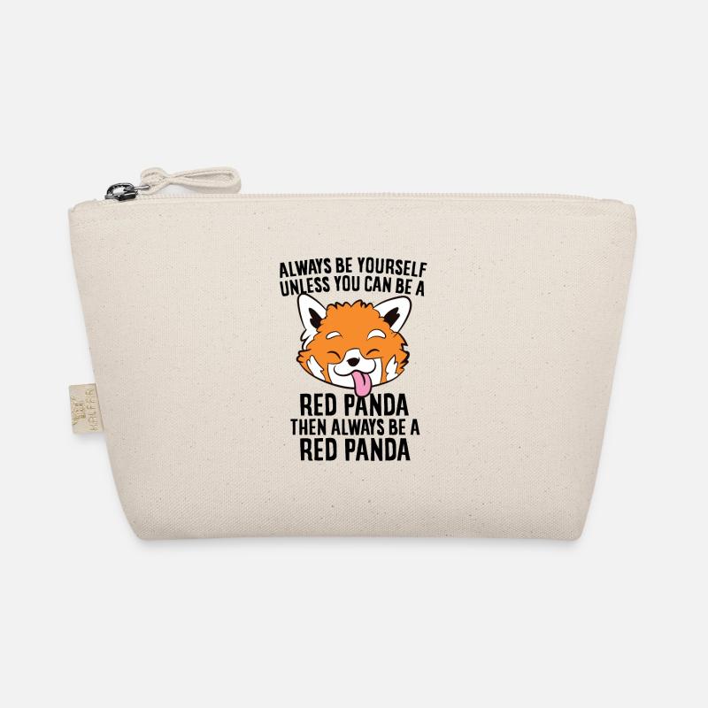Sei Immer Ein Roter Panda Wenn Du Kannst Bio-Täschchen