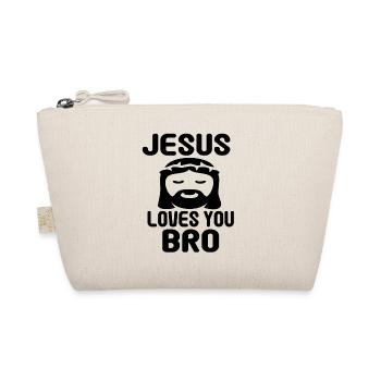 Drôle de Jésus vous aime - Trousse biologique - nature - Devant