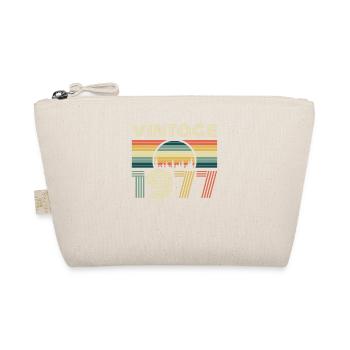 Vintage 1977 anniversaire rétro vintage cadeau - Trousse biologique - nature - Devant