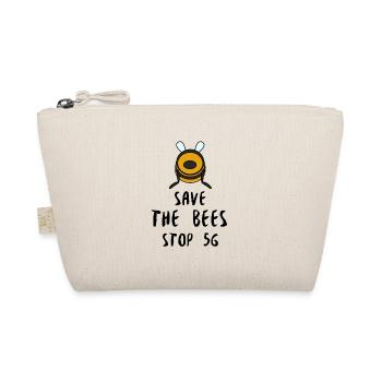 stop 5G radiation anti 5G protest and awareness ag - Organic Pouch - nature - Front