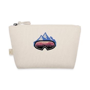 Ski Snowboard Apres Ski Spruch Vintage Geschenk - Bio-Täschchen - Natur - Vorne