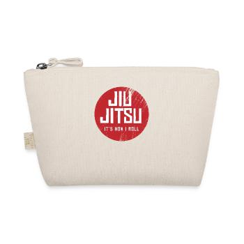 BJJ Jiu Jitsu Gift Wrestler Sambo Judo MMA Grappli - Organic Pouch - nature - Front