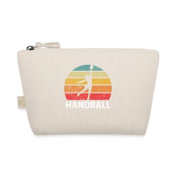 Handball vintage rétro - Trousse biologique - nature - Devant