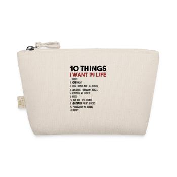 Je veux des chevaux - Trousse biologique - nature - Devant