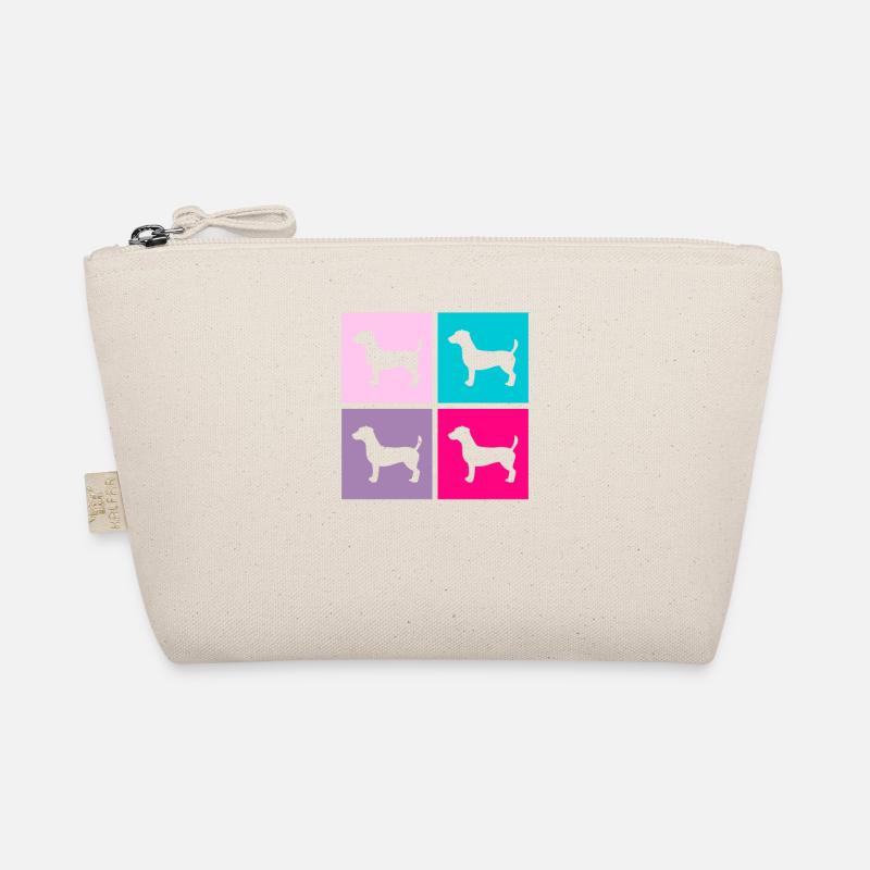Jack Russel Dog Terrier Retro Gift Organic Pouch