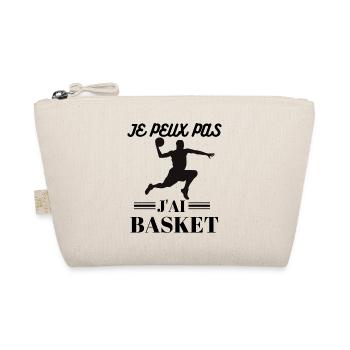 Je peux pas j ai basket - Trousse biologique - nature - Devant