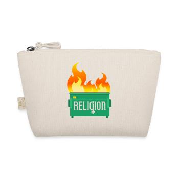 Religion Müllcontainer Feuer - Bio-Täschchen - Natur - Vorne
