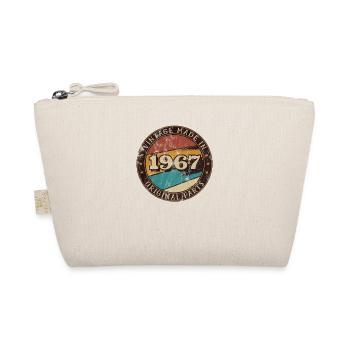1967 birthday vintage gift idea - Organic Pouch - nature - Front