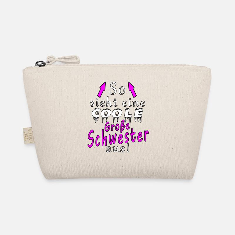 so sieht ein cooler schwester aus Bio-Täschchen