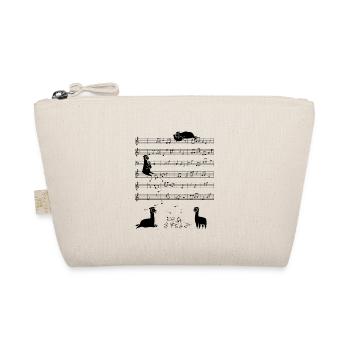 Cadeau d'instrument de notes de musique de lama d'alpaga - Trousse biologique - nature - Devant