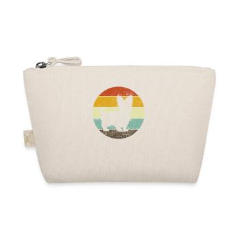 Yorkshire Terrier Hund Yorkie Retro Geschenk - Bio-Täschchen - Natur - Vorne