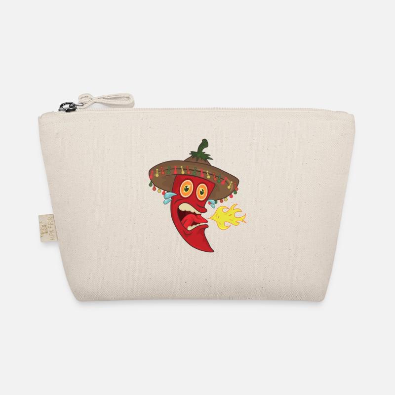 Chilli Kochen Koch - Bio-Täschchen - Natur