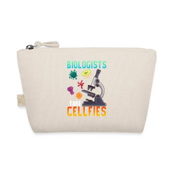 Cute Biologists Take Cellfies Selfies Biology Pun - Organic Pouch - nature - Front