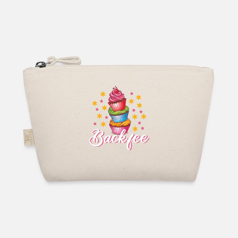 Backfee Bäcker Hobbybäcker Cupcake Muffin Torten - Bio-Täschchen - Natur