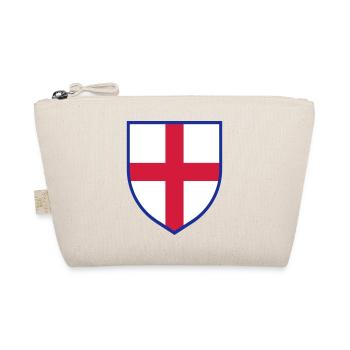 England Flag, St George's Cross Shield - Organic Pouch - nature - Front