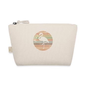 Flamingos Pink Flamingo Pink Party Retro Gift - Organic Pouch - nature - Front