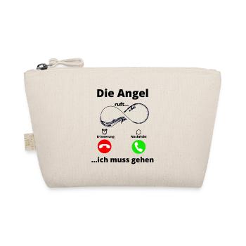 Angeln, Fischen, Fischer, Meer, Fisch, Geschenk - Bio-Täschchen - Natur - Vorne