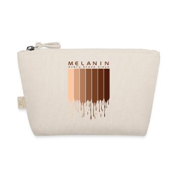 Melanin Every shade slays - Organic Pouch - nature - Front