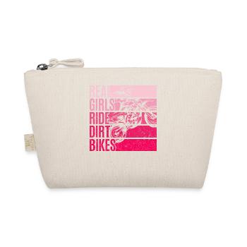 Vraies Filles Vintage Ride Dirt Bikes - Trousse biologique - nature - Devant