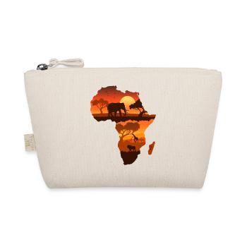 Afrikanische Safarikarte - Bio-Täschchen - Natur - Vorne