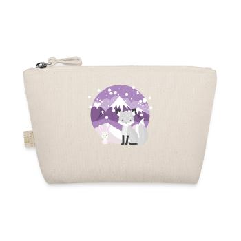 A Fox And A Little Rabbit With Mountains In The - Organic Pouch - nature - Front
