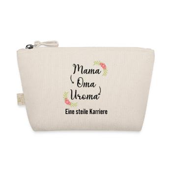 Mama Oma Uroma eine steile Karriere Geburt - Bio-Täschchen - Natur - Vorne