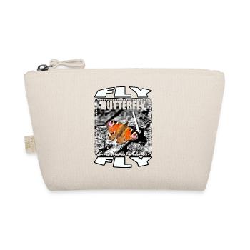 Butterfly Schmetterling - Organic Pouch - nature - Front