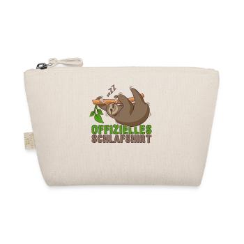 Offizielles Schlafshirt Pyjama Schlafanzug - Bio-Täschchen - Natur - Vorne