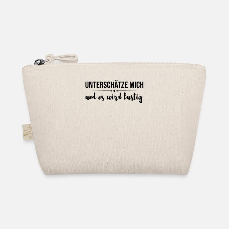 lustiges freches Sprüche Geschenk - Bio-Täschchen - Natur