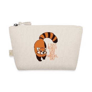 J'aime vraiment les pandas rouges, ok! - Trousse biologique - nature - Devant