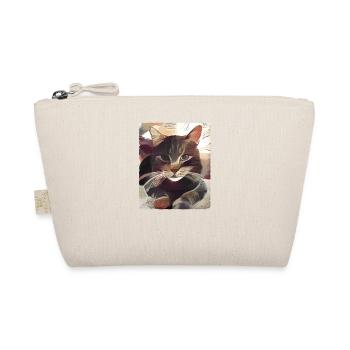 Katzen Katze, lustige Sprüche - Bio-Täschchen - Natur - Vorne