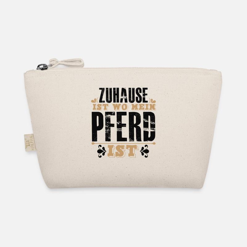 Zuhause Ist Wo Mein PFERD Ist Pferde Bio-Täschchen