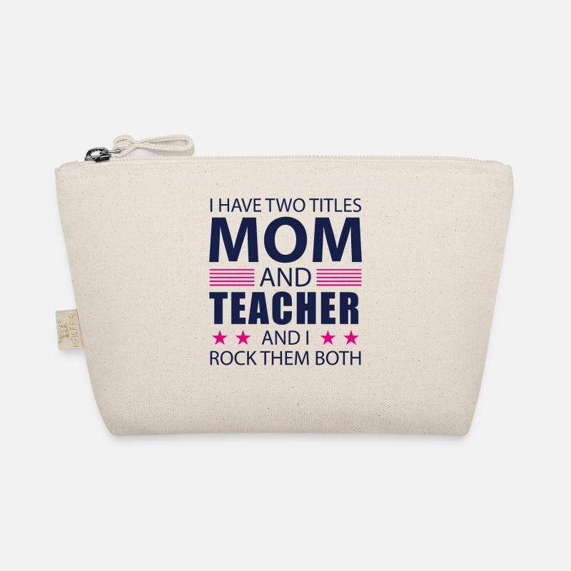 Lehrerin Mama Geschenk Mutter Lehrerin Spruch Bio-Täschchen