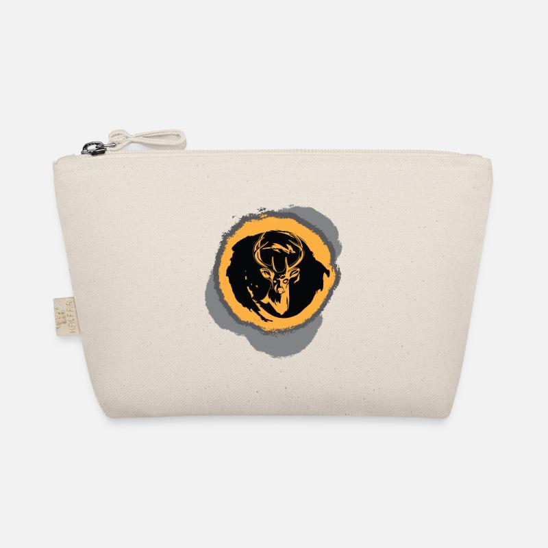 Hunter Jagen Jäger Hunting Rotwild Geweih Hirsch Bio-Täschchen