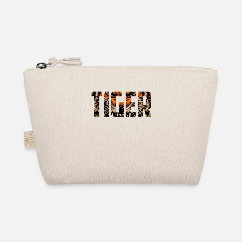 Tiger - Bio-Täschchen - Natur