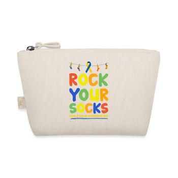 Cadeau chaussette trisomique - Trousse biologique - nature - Devant