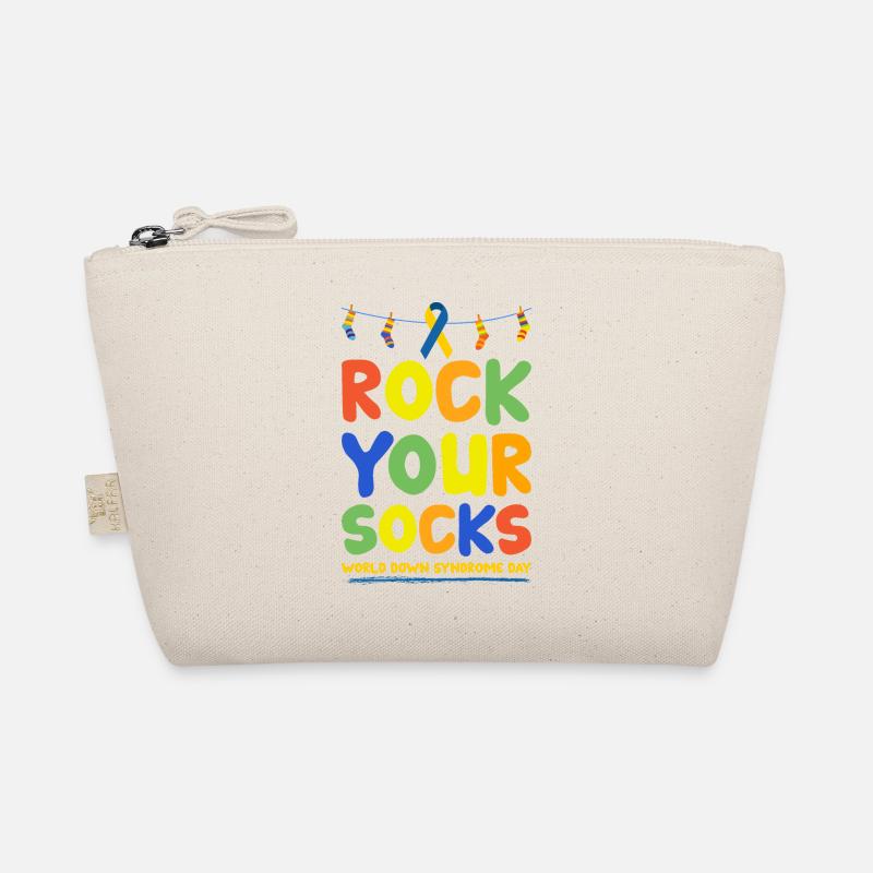 Down syndrome sock gift Organic Pouch