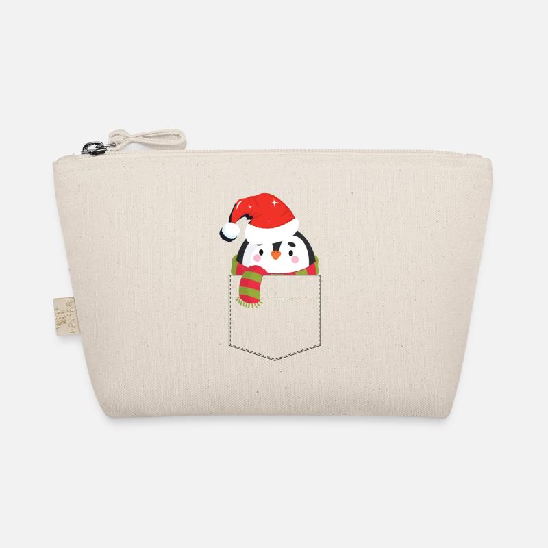 Pochette de Noël Pingouin Trousse biologique
