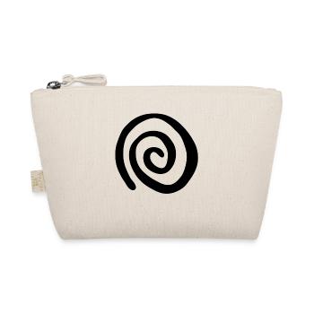 Pattern and Illusion Hypnosis Spiral - Organic Pouch - nature - Front