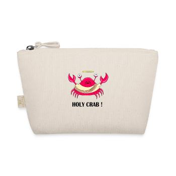 Holy Crab Funny - Organic Pouch - nature - Front