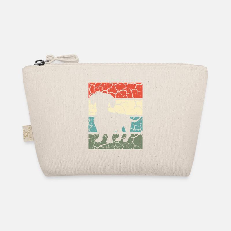 Dackel Hund Hundeliebhaber Teckel Retro Geschenk - Bio-Täschchen - Natur