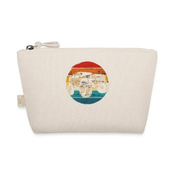 Off road suv 4x4 car retro vintage - Organic Pouch - nature - Front