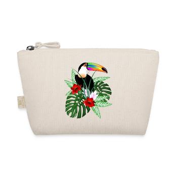 Bird toucan - Organic Pouch - nature - Front