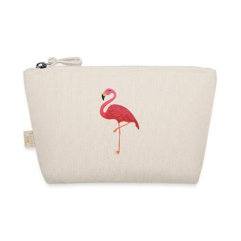 Flamant rose oiseau amoureux des animaux d'été femmes cadeau - Trousse biologique - nature - Devant